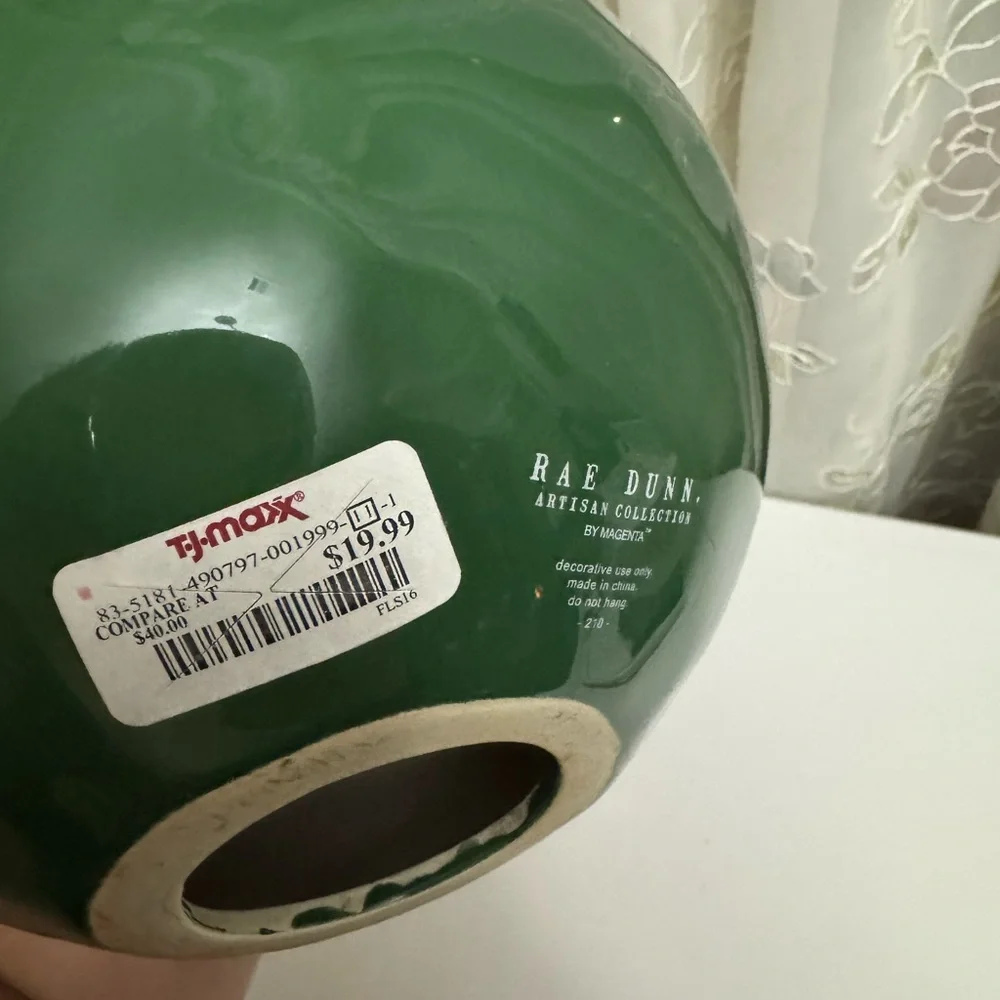 Rae Dunn Green 'Merry' Holiday Ornament - Picture 2 of 4